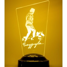 Love Lamp 3 Boyutlu Kişiye Özel Konsept Hediye Atatürk & Kocatepe 3D LED Lamba
