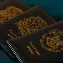 Slytherin Pasaport Kılıfı Lisanslı Deri