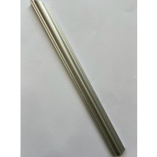 Bazaar Gümüş (Silver) Renk Dekoratif Poliiüretan Duvar Çıtası ( 1 Boy :240 cm En :2.5 Cm)