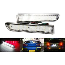 Decisive MR515740 LED Çalışan Işık Fren Lambası Sinyal Işığı Arka Tampon Işık Mitsubishi Lancer Evo Için (Yurt Dışından)