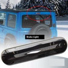 Decisive LED Arka Fren Lambası Merkezi Yüksek Monte Dur Uyarı Lambası Suzuki Jimny Için JB64 JB74 2019-2021, Siyah Kabuk Kırmızı Işık (Yurt Dışından)