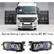 Decisive Ön Sol LED Sis Lambası Gündüz Farları Benz Actros Mp2 Mp3 Kamyon 9438200156 9438200056 (Yurt Dışından)