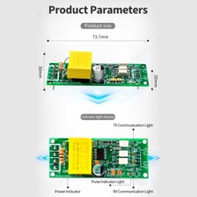 Decisive 100A Pzem 004T 3.0 Sürüm Wattmetre + Yakın Ct Kwh Metre Volt Amp Akım Test Modülü Ttl Com2/com3/com4 (Yurt Dışından)