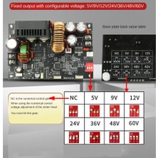 Decisive 1200W Dc Cnc Antihipertansif Boost Dönüştürücü 6-70V Ayarlanabilir Güç Kaynağı Girişi Sabit Voltaj Solar Şarj Modülü (Yurt Dışından)