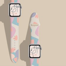 PSGT Psgt silikon Kordon Apple Watch Uyumlu 42-44-45-49MM/SE/ULTRA/ULTRA2 /HMS 2024