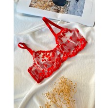 La Madame Toxiq Heart Bralet Takım