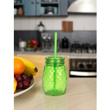 Prime Home Ananas Şekilli Pipetli Bardak 600 ml