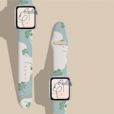 PSGT Psgt silikon Kordon Apple Watch Uyumlu 42-44-45-49MM/SE/ULTRA/ULTRA2 /HMS 2024