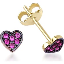 Kairos Jewelry 14 Ayar Altın Pembe Taşlı Mini Kalp Çivi Küpe

KRS-K34-14GEZ-2