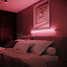 Luciole Uzaktan Kumandalı LED Lambader Yatak ve Tv - 4 Animasyon 16 Renk Rgb Çok Renkli