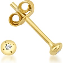 Kairos Jewelry 14 Ayar Altın Taşlı Mini Top Küpe

KRS-K119-14GEZ