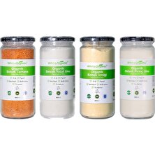 White Organic Organik Bebek Ek Gıda Seti +6 Ay Bebek Tarhana Bebek İrmiği Tam Pirinç Unu Tam Yulaf Unu