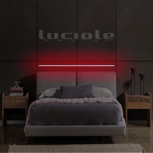 Luciole Çok Renkli LED Işık Yapışkanlı 1 Metre Her Alana Uygun Uzaktan Kumandalı