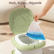 Mooie Baby's Cat Potty Katlanabilir Çocuk Tuvaleti, Çok Fonksiyonlu Taşınabilir Alıştırma Lazımlığı