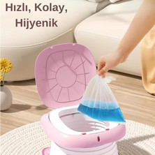 Mooie Baby's Cat Potty Katlanabilir Çocuk Tuvaleti, Çok Fonksiyonlu Taşınabilir Alıştırma Lazımlığı