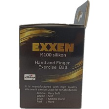 Exxen 3 Lü Set El Bilek Parmak Güçlendirme Egzersiz Topu - Silikon Stres Topu Kırmızı/mavi/yeşil Sert/orta Sert/yumuşak