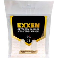 Exxen Ayak Parmak Arası Silikon Makara 1 Çift Parmak Ayırıcı Hallux Valgux