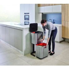 Joseph Joseph 30063 Totem 40 Litre Paslanmaz Çelik Çöp Kovası