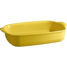 Emile Henry Fırın Kabı Dikdörtgen 42 x 28 cm Mat Sarı/Provence Yellow