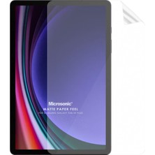 Microsonic Samsung Galaxy Tab S9 Plus X810 Paper Feel Kağıt Dokulu Mat Ekran Koruyucu