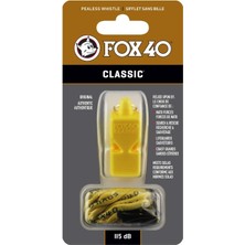 Fox 40 Classic Safety Düdük Sari - Ipli 9903-0208