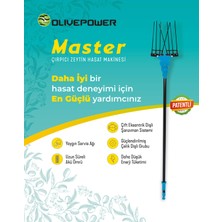 Olive Power Fix 33V Dc Mavi Sabit Borulu Akülü Zeytin Çırpıcı Hasat Makinesi