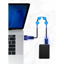 Ulu Bilgisayar USB To Type-C Dönüştürücü - Type-C Çevirici Yüksek Hızlı Veri Aktarımı Otg Çevirici