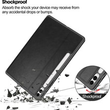 Seniee Samsung Galaxy S9 Fe Plus Için Otomatik Uyandırma Uyku Özellikli Darbeye Dayanıklı Deri Tablet Kılıfı (Yurt Dışından)