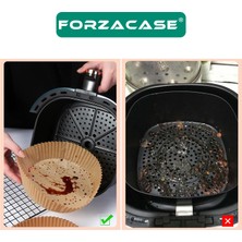 Forzacase 50 Adet Airfryer Hava Fritözü Pişirme Kağıdı Yağ Geçirmez Tabak Model - FC184