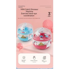 Huiding Up Çocuk Oyuncakları Mini Dinozor Yakalama Makinesi Gashapon Eğlenceli Interaktif Oyuncak Yakalama - Pembe (Yurt Dışından)