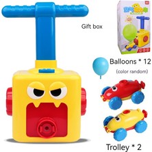 Huiding Up Powered Balon Araba Çocuk Ataletsel Basın Balonu Powered Car Puzzle Yeni ve Garip Araba Oyuncak (Yurt Dışından)