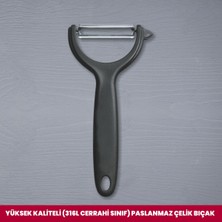 Lirazon Soyacak Sebze Meyve Patates Domates Soyacak Soyacağı Doğrayıcı (316L) Paslanmaz Çelik Bıçak