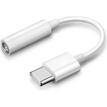 DNR Bilişim Type-C USB Tip C - 3,5 mm Kulaklık Jakı Adaptörü - Aux Ses Dongle Kablosu Kulaklık Jakı Dönüştürücü