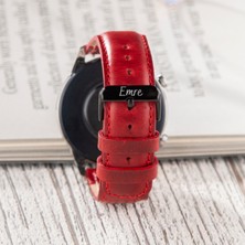 Vagave Hakiki Deri Saat Kordonu 20MM 22MM 24MM Fossil Diesel Polo Lacoste Casio Armani Tissot Nacar Klasik Saat Kordonu Kırmızı Deri Kayış