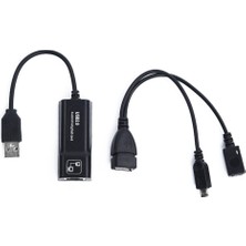 Humble Mirco Otg'li USB 2.0 - RJ45 Adaptörü USB 2.0 Adaptör Kablosu 3 Veya Stick Gen 2 Için Lan Ethernet Adaptörü (Yurt Dışından)