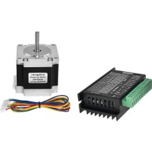 Humble Nema 23 23HS5628 Step Motor 57 Motor 2.8A, TB6600 Step Motor Sürücüsü ile NEMA17 23 Cnc ve 3D Yazıcı Parça Parçaları (6.35 Mm) (Yurt Dışından)