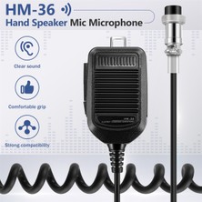 Humble Hm-36 El Hoparlör Mikrofon Mikrofon Icom Radyo IC-718 Ic-78 IC-765 IC-761 IC-7200 IC-7600 (Yurt Dışından)