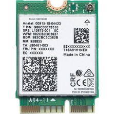 Humble 9461NGW Wifi Kartı Için Ac 9461 2.4g/5g Çift Bant 802.11AC M2 Anahtar E Cnvı Bluetooth 5.0 Kablosuz Adaptör (Yurt Dışından)