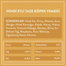 Kito Fresh Hindi Etli Taze Köpek Yemeği