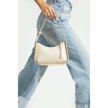 Modstore Kadın Kroko Desenli Baget Çanta