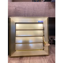 Ecovent 30X45 Alüminyum Menfez Yüzeysel Hareketli Altın Krom