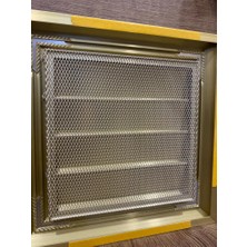 Ecovent 30X45 Alüminyum Menfez Yüzeysel Hareketli Altın Krom