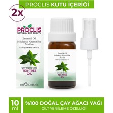 Proclis Çay Ağacı Yağ, Uçucu Yağ, Tea Tree Oil, 2'li Set 2X10 ml