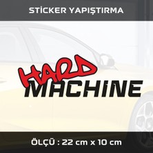 Fresh Hard Sert Makine Sticker 2 Adet - Araba Motosiklet Atv Cam Dolap Tablet Uyumlu Etiket Yapıştırma