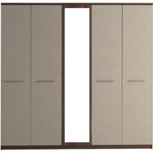 Kelebek Senta 5 Kapaklı Dolap