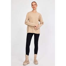 Alexander Gardi Bisiklet Yaka Basic Oversize Sweatshirt (E23-00160 00)