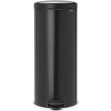 Brabantia Çöp Kutusu 30 Litre Newicon Pedallı Mat Siyah 114540