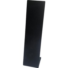 Özer Kutu Kolye & Zincir Standı Ayaklı Siyah Süet 40 cm