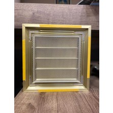Ecovent 45X49 Alüminyum Menfez Yüzeysel Hareketli Altın Krom