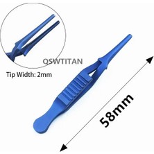 6.0cm Atravmatik Uç Titanyum Çene Atravmatik Uçlar Arteriyel Vasküler Klempleme Makası Oftalmik Cerrahi Aletler (Yurt Dışından)